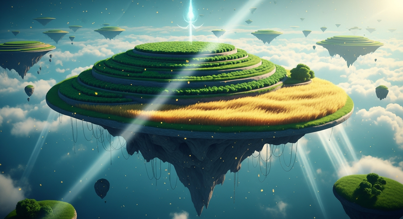 Farmland visualization representing property ownership