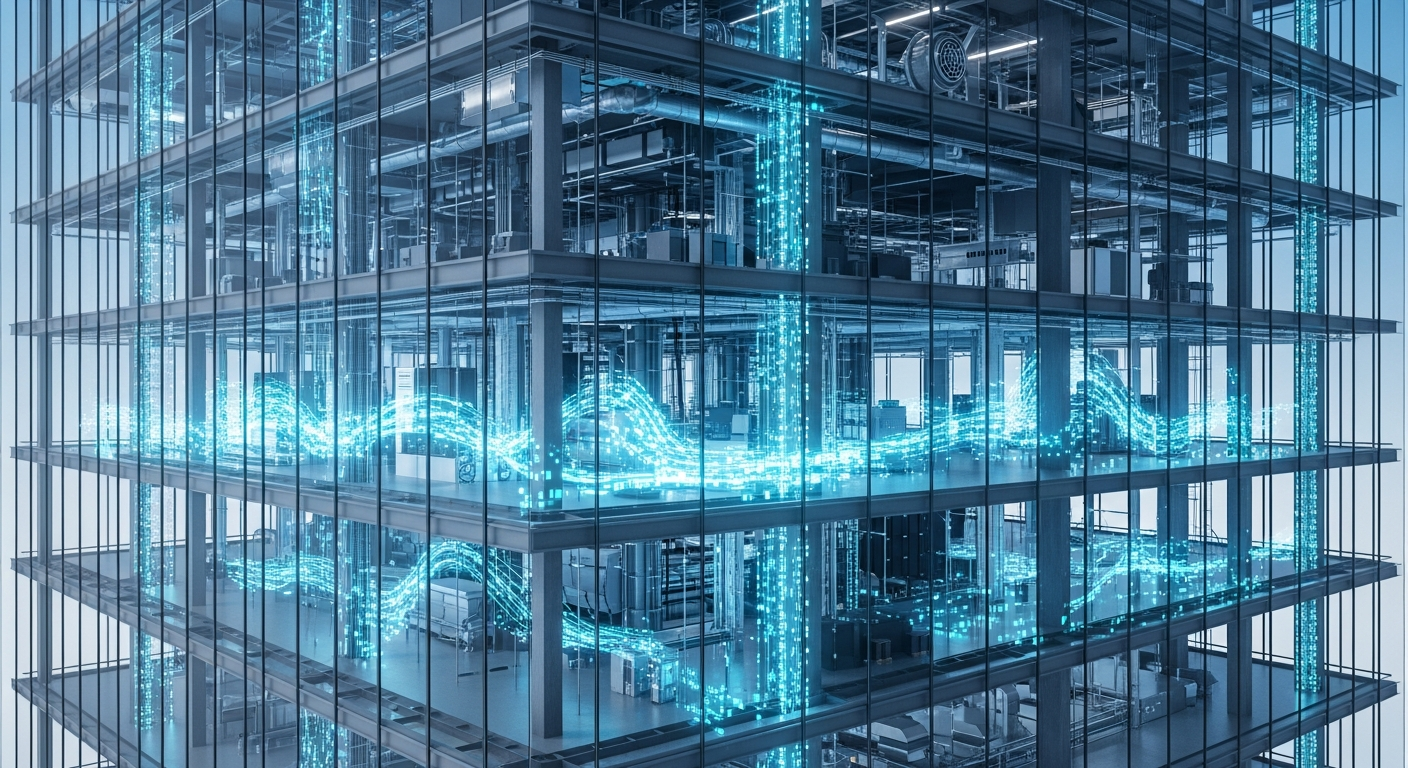 Glass architecture representing transparency